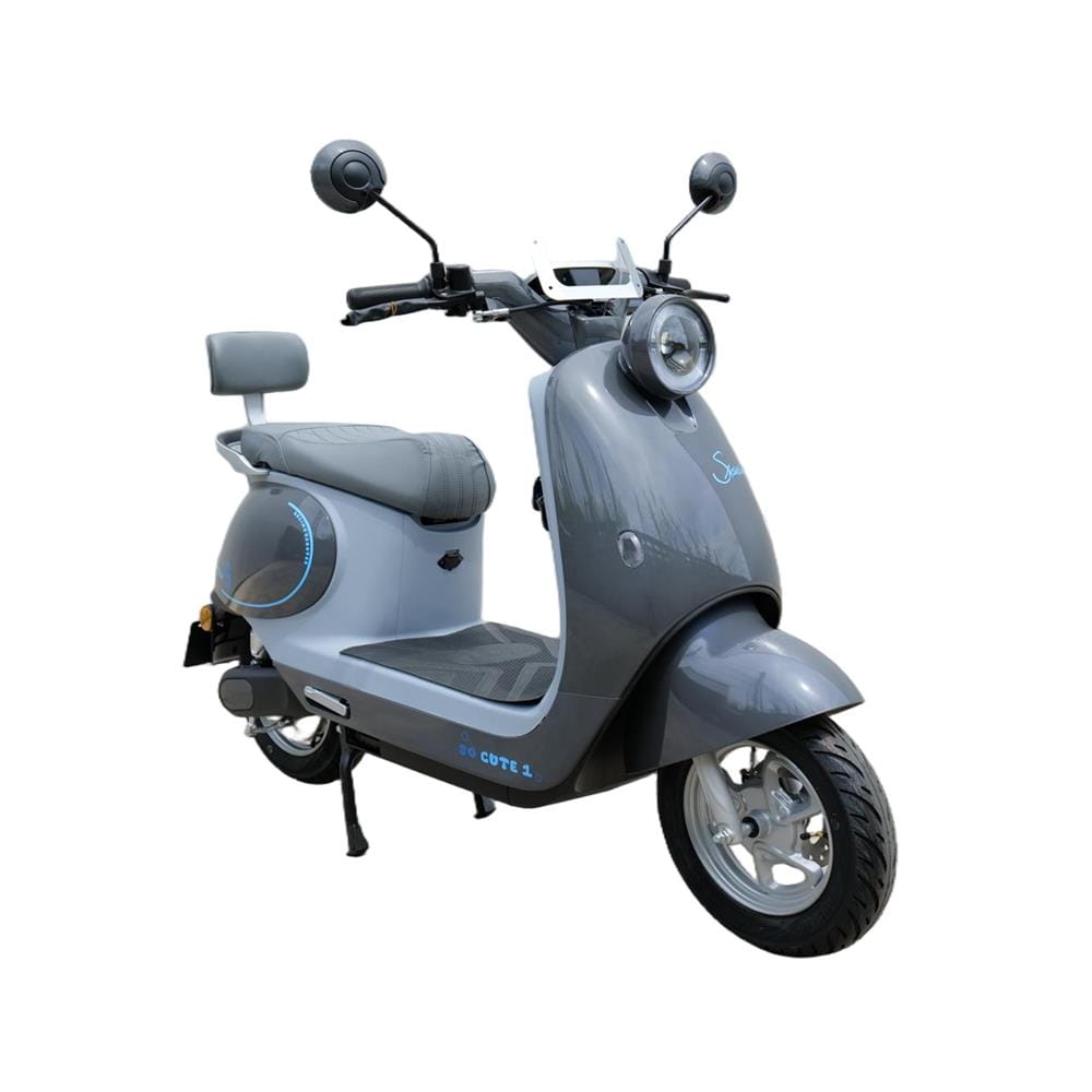 สกู๊ตเตอร์ไฟฟ้า SAGASONIC SOCUTE สีเทา