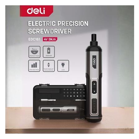สว่านไขควงไร้สาย DELI EDC161 4 โวลต์_7