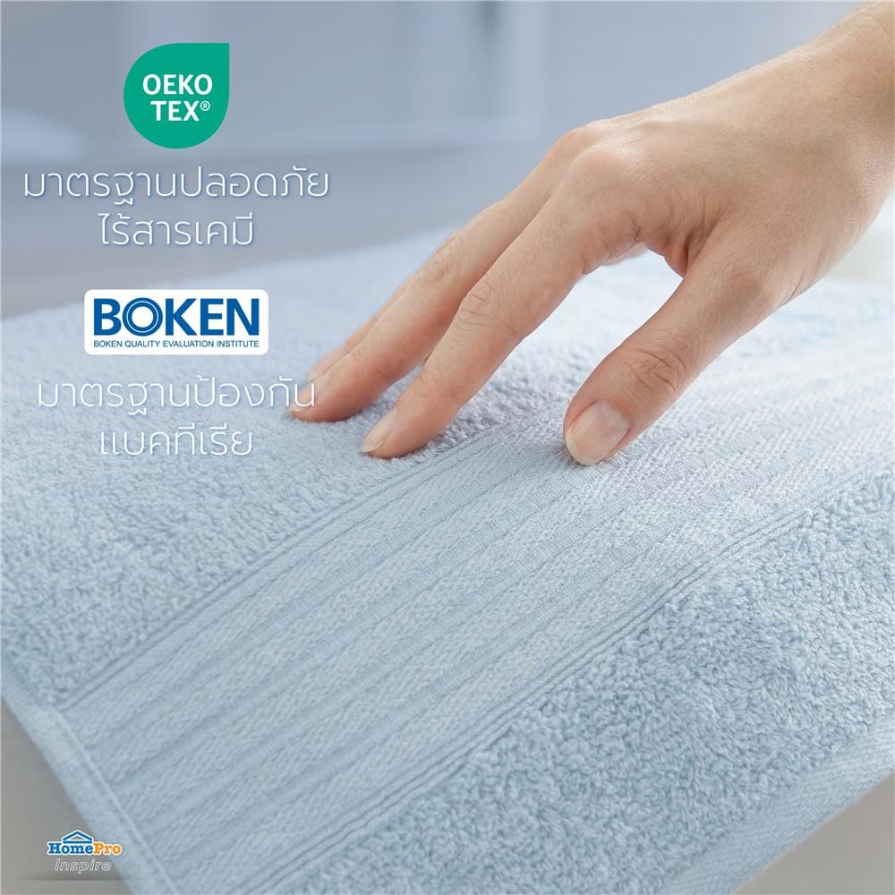 ผ้าขนหนู HOME LIVING STYLE CHARLOTTE 30x60 นิ้ว สี BLUE