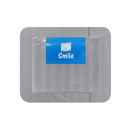 ชุดผ้าปูที่นอน 6 ฟุต (ชุด 6 ชิ้น) PICASSO SMILE สี GREY_3