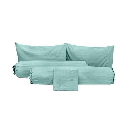 ชุดผ้าปูที่นอน 6 ฟุต (ชุด 5 ชิ้น) PICASSO SMILE GREEN สี MINT_2