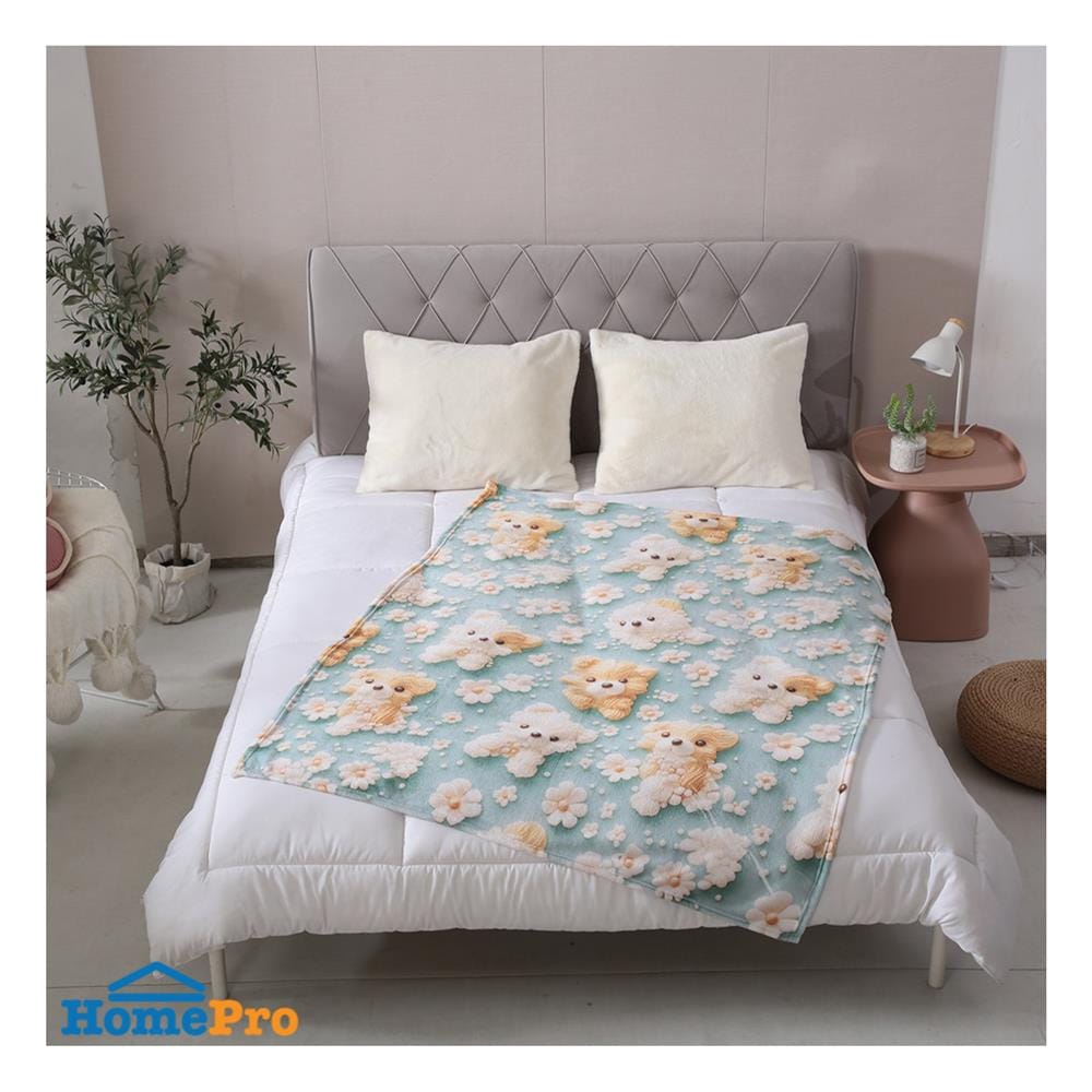 ผ้าห่ม SNAZZ 3D KORO 50X60 นิ้ว สี GREEN