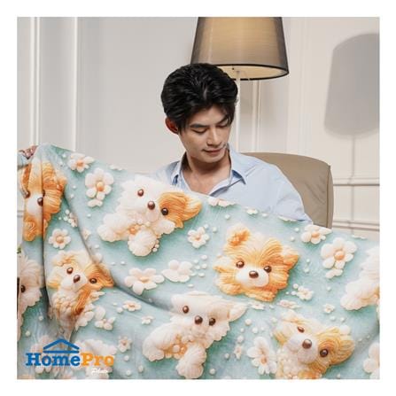 ผ้าห่ม SNAZZ 3D KORO 50X60 นิ้ว สี GREEN_4