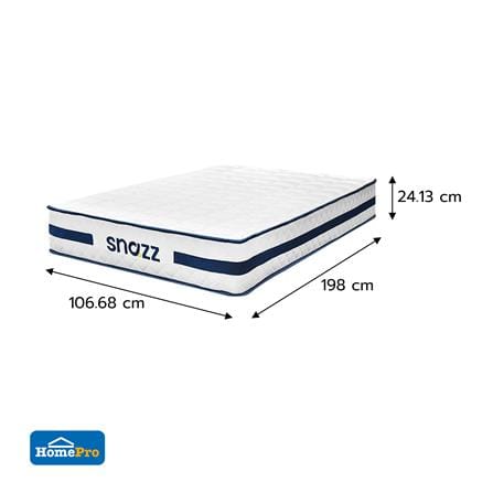ที่นอนพ็อกเก็ตสปริง 3.5 ฟุต สุญญากาศ SNAZZ รุ่น ZEN_9