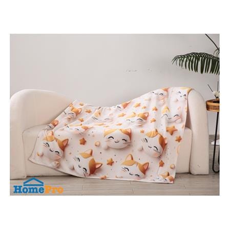 ผ้าห่ม SNAZZ 3D MIU 50x60 นิ้ว สี BROWN_7