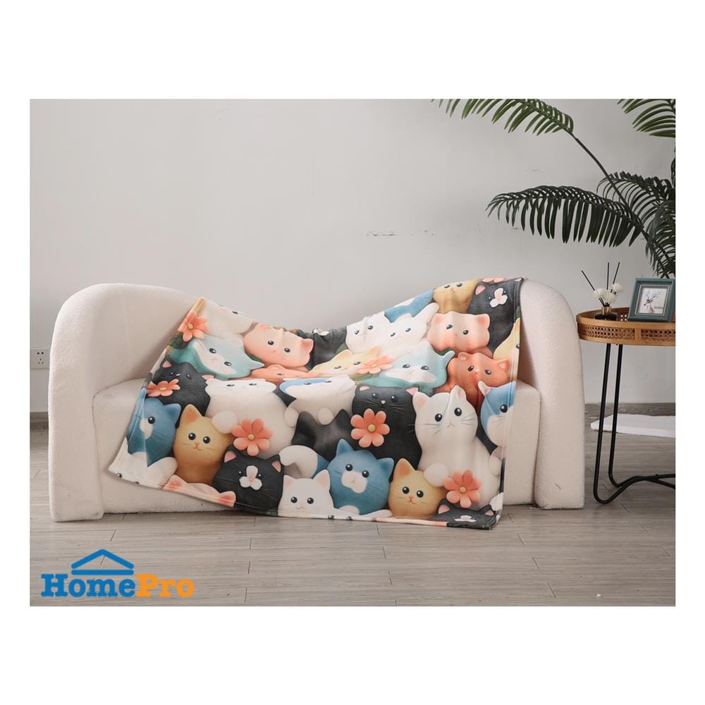 ผ้าห่ม SNAZZ 3D TORA 50X60 นิ้ว สี MIX COLOR