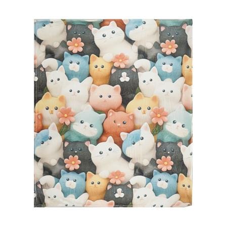 ผ้าห่ม SNAZZ 3D TORA 50X60 นิ้ว สี MIX COLOR_1