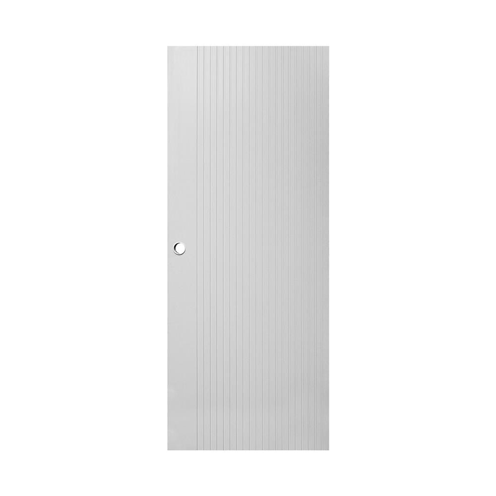 ประตูภายนอก UPVC เจาะลูกบิด ECO-DOOR UX2 80x200 ซม. สีขาว