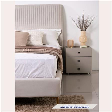 เตียง 5 ฟุต SB FURNITURE GRACELYN 19236491 สีครีม_4