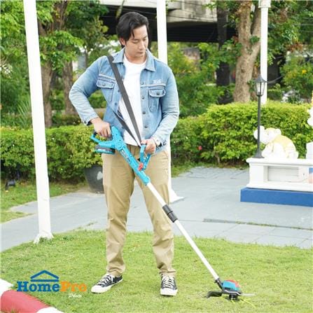 เครื่องเล็มหญ้าไร้สาย (พร้อมแบตเตอรี่) MATALL PRO YF5091 20 โวลต์_4