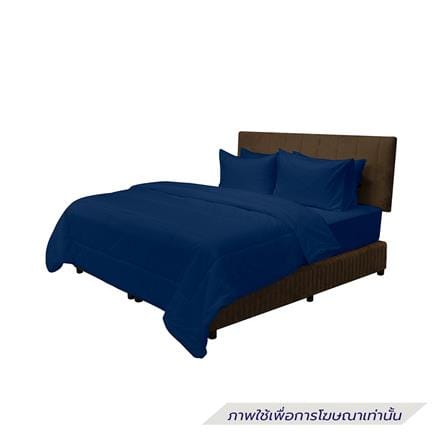 ชุดผ้าปูที่นอน 3.5 ฟุต (ชุด 4 ชิ้น) PICASSO SMILE สี NAVY BLUE_1