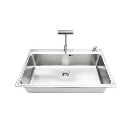 ซิงค์ฝัง 1 หลุม MEX BIX85BM-MF 86 ซม. สีเงิน_1