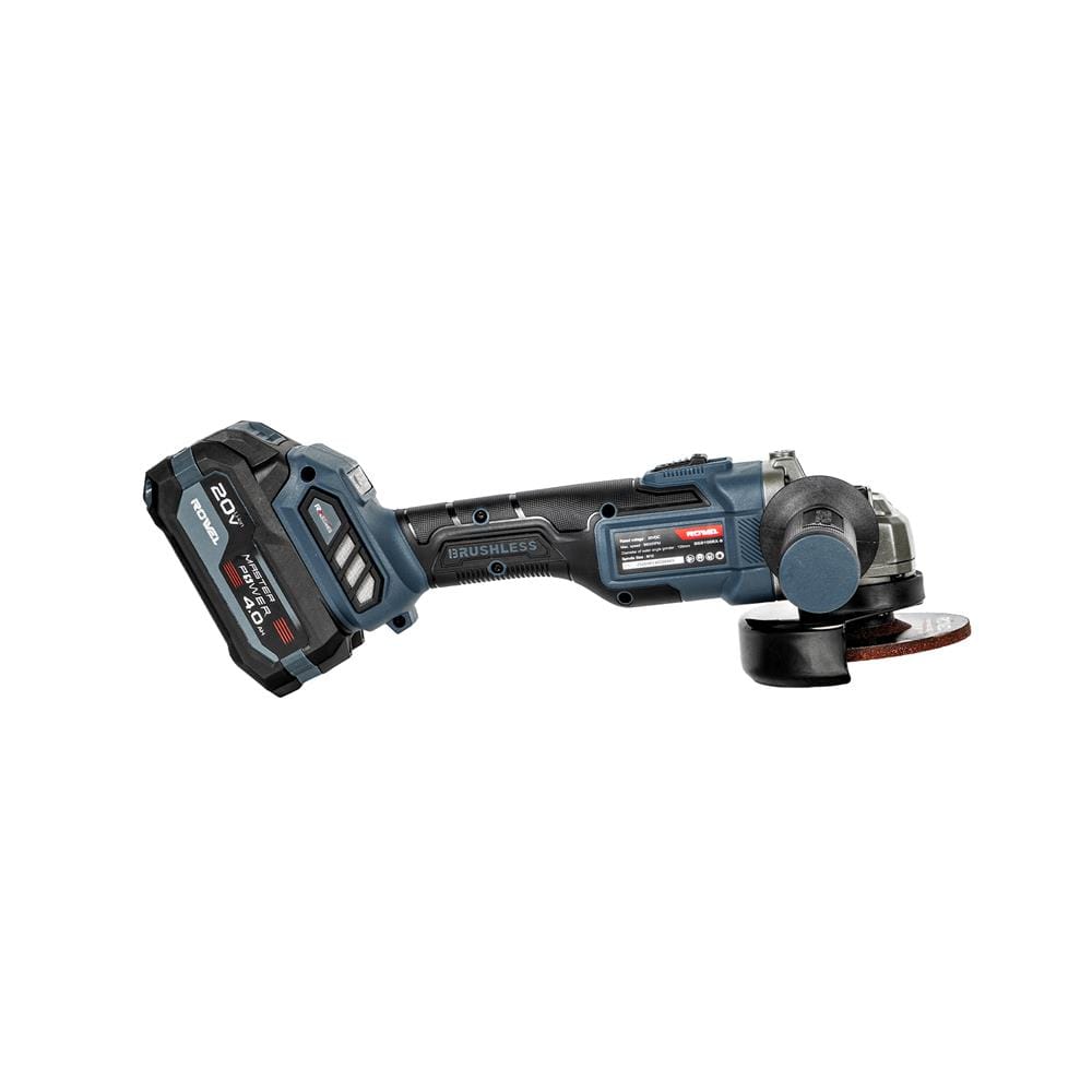 เครื่องเจียรไร้สาย 4 นิ้ว (พร้อมแบตเตอรี่) ROWEL DGD100RX-S