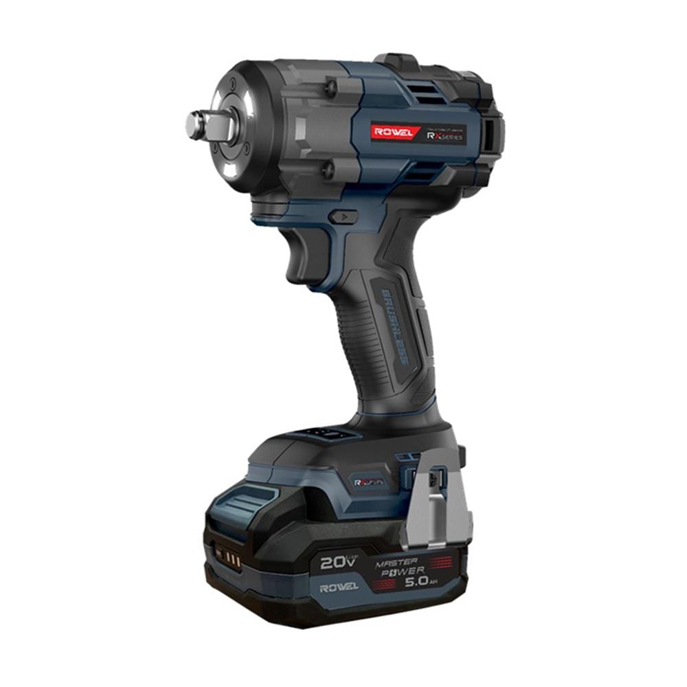 บล็อคกระแทกไร้สาย (พร้อมแบตเตอรี่) ROWEL DIW800RX-S 20 โวลต์