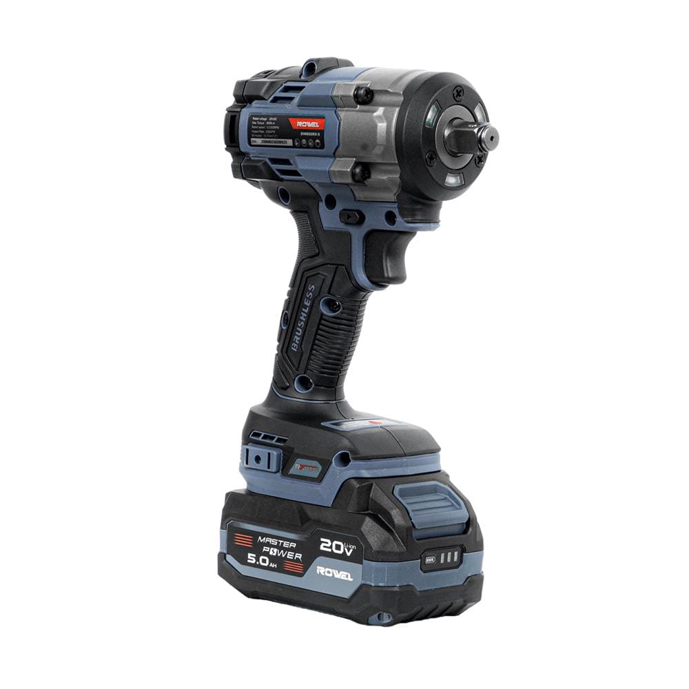 บล็อคกระแทกไร้สาย (พร้อมแบตเตอรี่) ROWEL DIW800RX-S 20 โวลต์