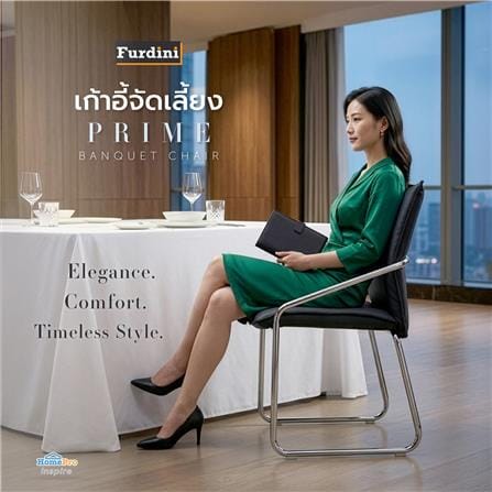 เก้าอี้จัดเลี้ยง FURDINI PRIME PU สีดำ_4