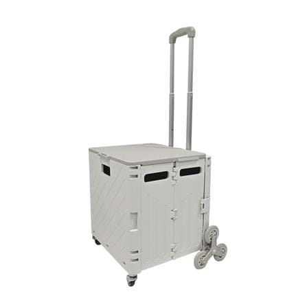 รถเข็นกล่องพับได้ MATALL DY2522 30 กก. สีเบจ_0