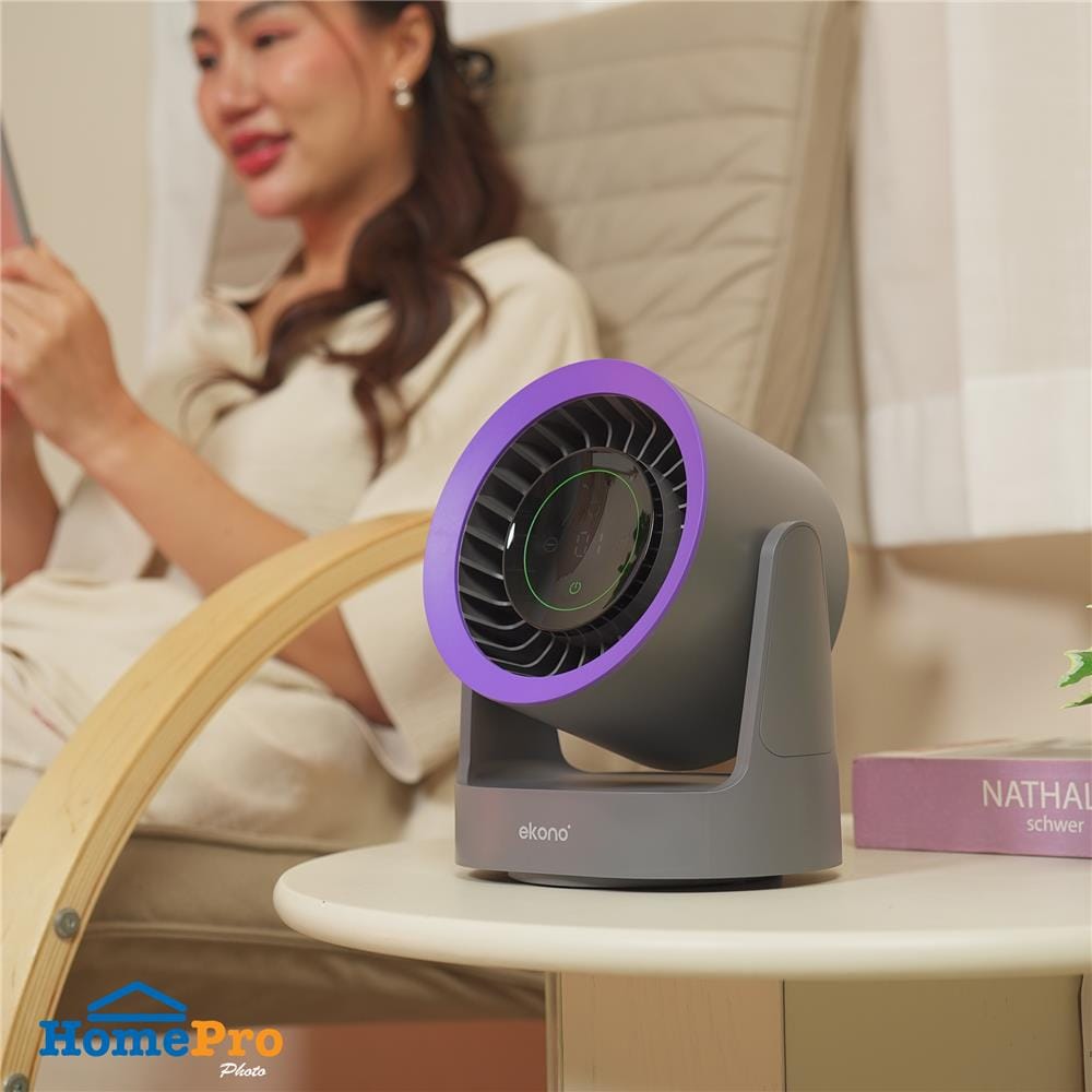 พัดลมพกพา 5 นิ้ว EKONO EK-PTB18GY สีเทา