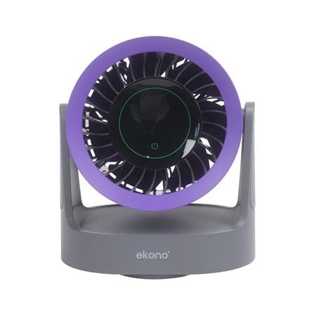 พัดลมพกพา 5 นิ้ว EKONO EK-PTB18GY สีเทา_2