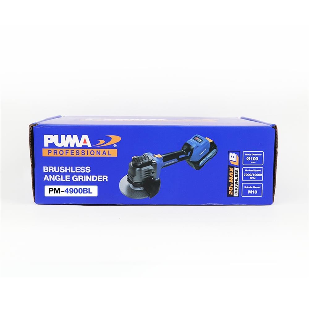 เครื่องเจียรไร้สาย (พร้อมแบตเตอรี่) PUMA PM-4900BL 20 โวลต์