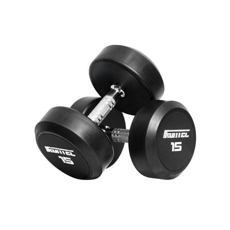 ดัมเบลทรงกลมหุ้มยาง IRONTEC 15 กก. (2 ชิ้น)_1