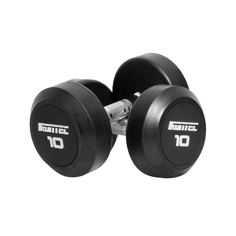 ดัมเบลทรงกลมหุ้มยาง IRONTEC 10 กก. (2 ชิ้น)