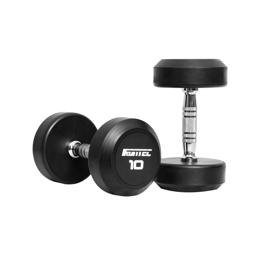ดัมเบลทรงกลมหุ้มยาง IRONTEC 10 กก. (2 ชิ้น)
