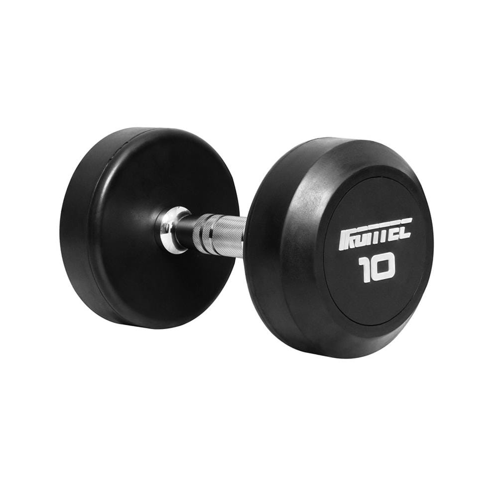 ดัมเบลทรงกลมหุ้มยาง IRONTEC 10 กก. (2 ชิ้น)