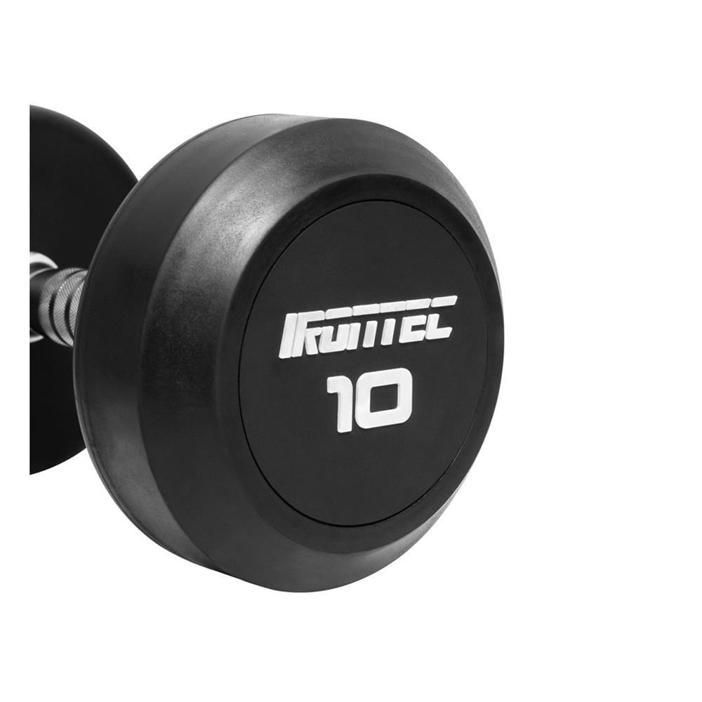 ดัมเบลทรงกลมหุ้มยาง IRONTEC 10 กก. (2 ชิ้น)