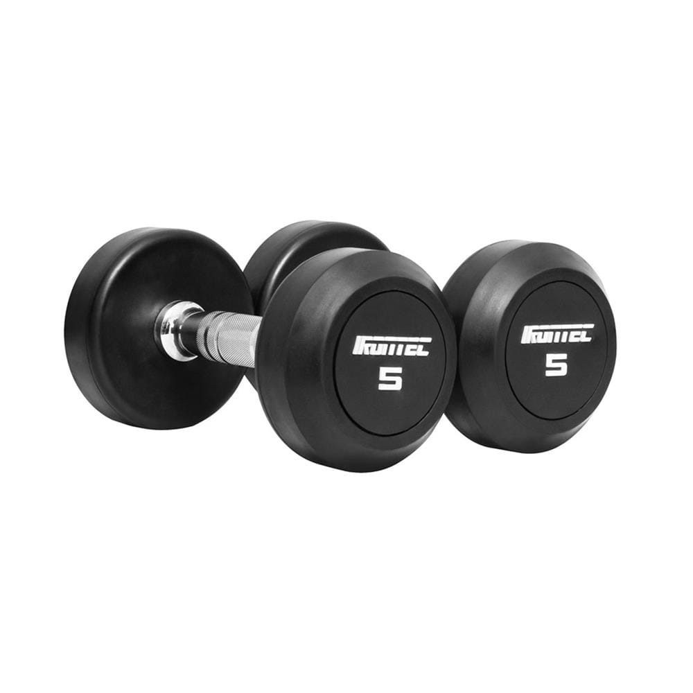 ดัมเบลทรงกลมหุ้มยาง IRONTEC 5 กก. (2 ชิ้น)