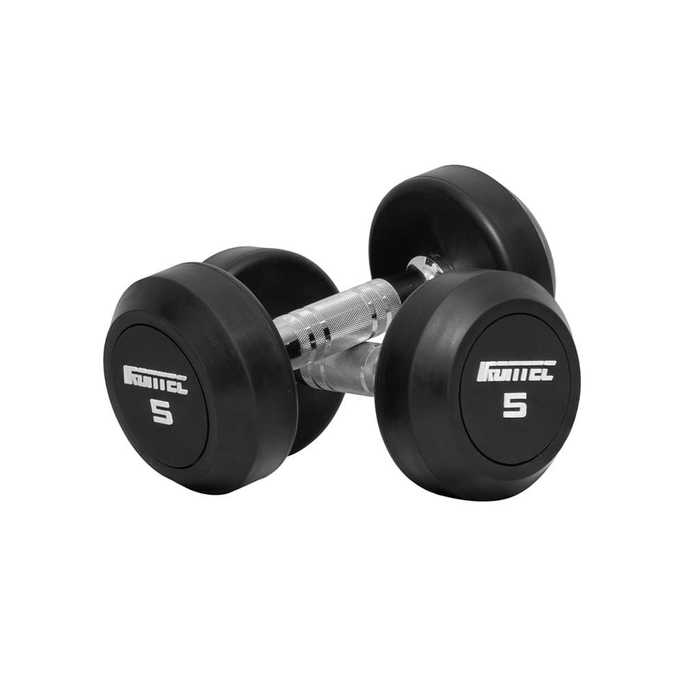 ดัมเบลทรงกลมหุ้มยาง IRONTEC 5 กก. (2 ชิ้น)