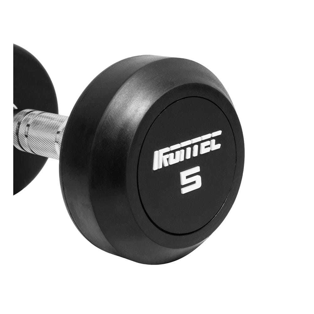 ดัมเบลทรงกลมหุ้มยาง IRONTEC 5 กก. (2 ชิ้น)
