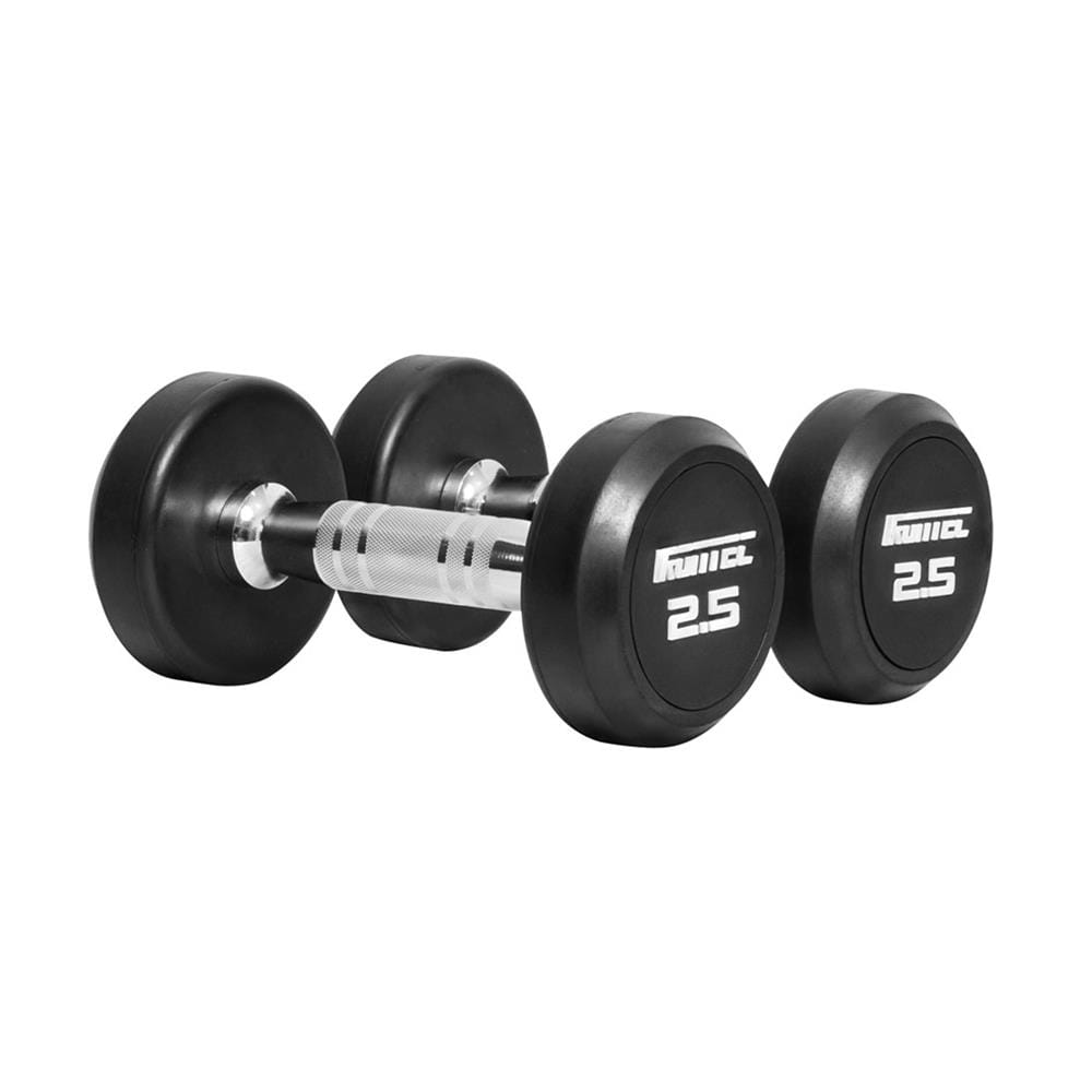 ดัมเบลทรงกลมหุ้มยาง IRONTEC 2.5 กก. (2 ชิ้น)