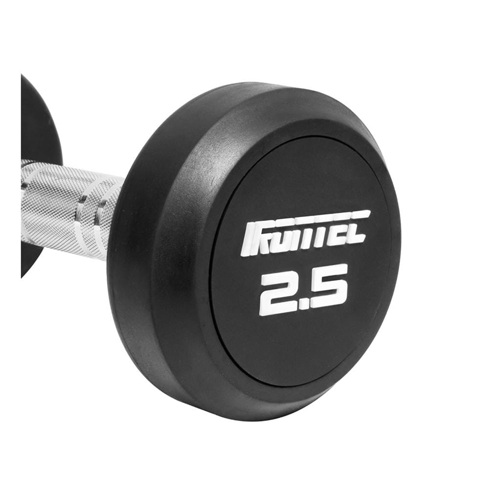 ดัมเบลทรงกลมหุ้มยาง IRONTEC 2.5 กก. (2 ชิ้น)