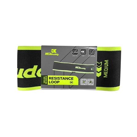 ยางยืดออกกำลังกาย MDBUDDY MEDIUM LEVEL สีดำ_2