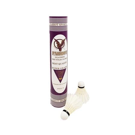 ลูกขนไก่ PARROT SUPER GRADE สีม่วง (แพ็ก 12 ลูก)_0