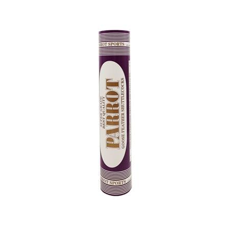ลูกขนไก่ PARROT SUPER GRADE สีม่วง (แพ็ก 12 ลูก)_1