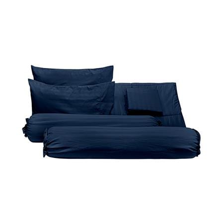 ชุดผ้าปูที่นอน 6 ฟุต (ชุด 6 ชิ้น) PICASSO SMILE สี NAVY BLUE_2