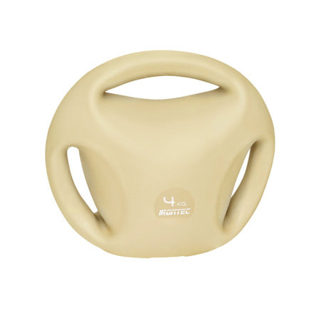 เคตเทิลเบลแบบนุ่ม IRONTEC 3-HAND 4 กก. สีครีม_1