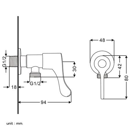 วาล์วฝักบัว 1 ทาง BEN C311-VALVE_5