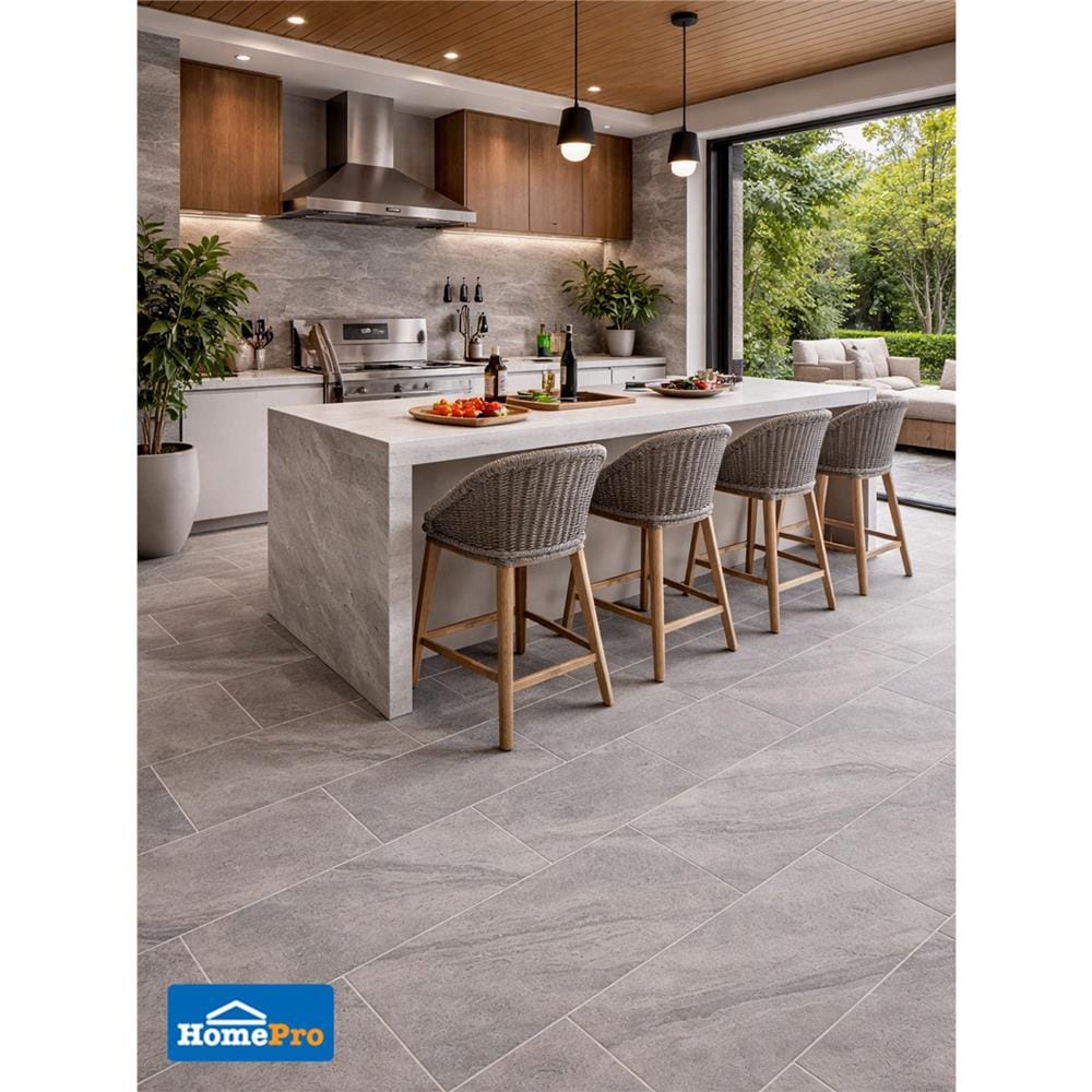 กระเบื้องพื้น 30x60 ซม. DURAGRES กาเล่ เทา A 1.44 ตร.ม.