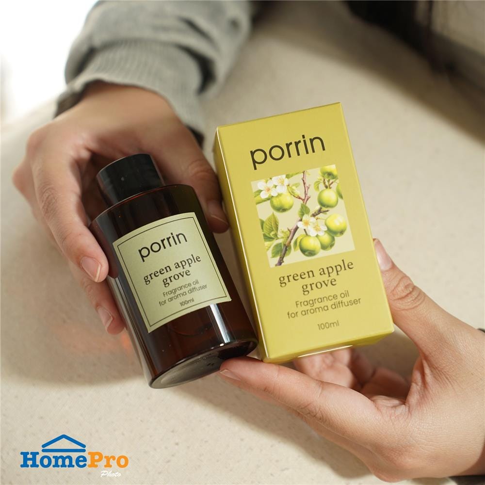 น้ำมันหอมระเหย PORRIN 100 มล. GREEN APPLE GROVE