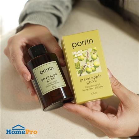 น้ำมันหอมระเหย PORRIN 100 มล. GREEN APPLE GROVE_5