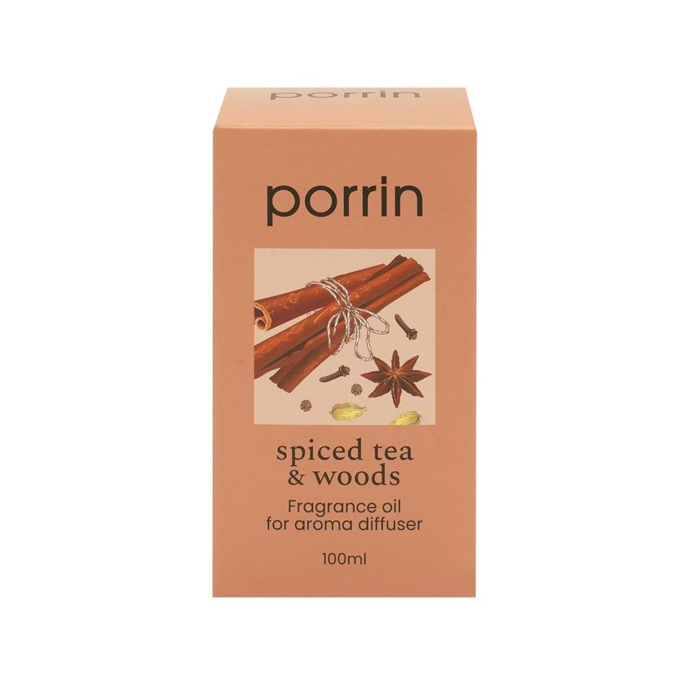 น้ำมันหอมระเหย PORRIN 100 มล. SPICED TEA & WOODS