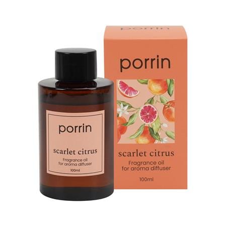 น้ำมันหอมระเหย PORRIN 100 มล. SCARLET CITRUS