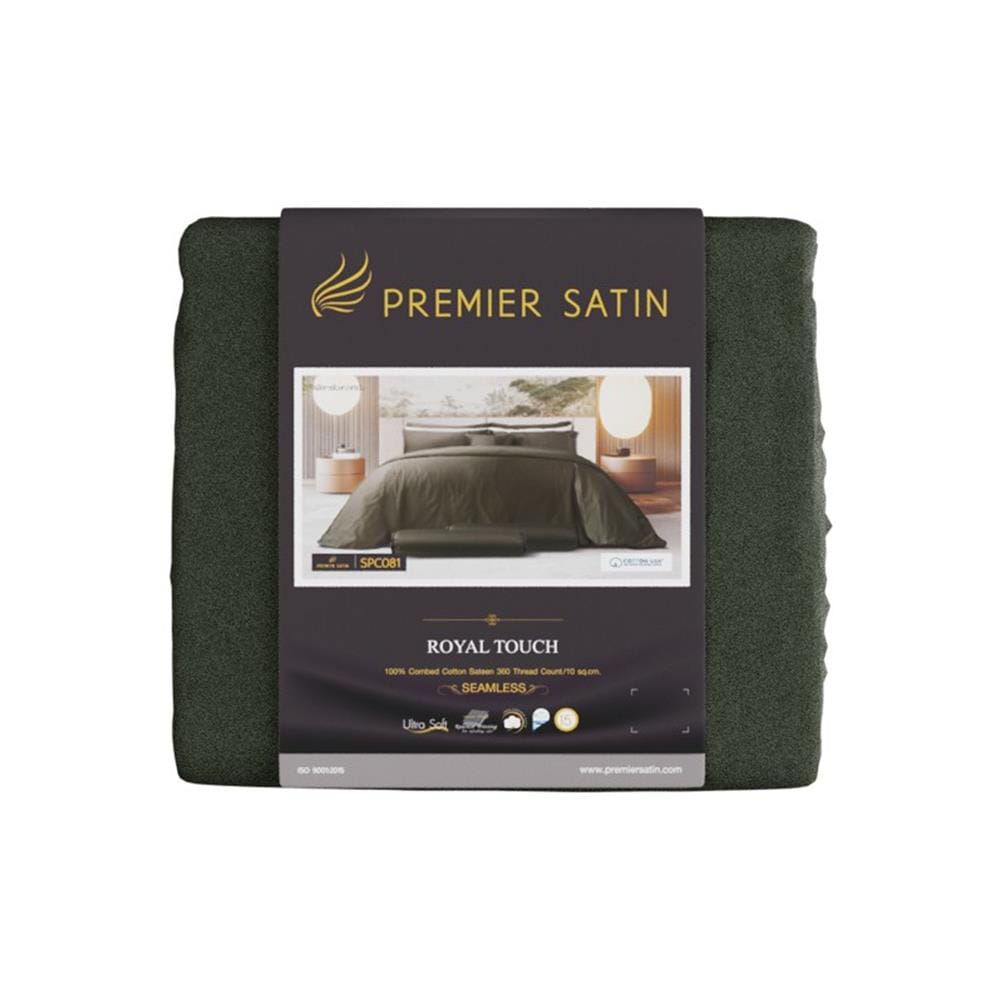 ชุดผ้าปูที่นอน 3.5 ฟุต (ชุด 2 ชิ้น) PREMIER SATIN ROYAL TOUCH SOLID SPC081