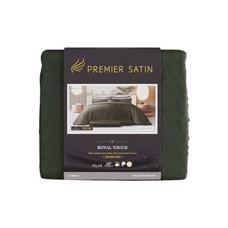 ชุดผ้าปูที่นอน 6 ฟุต (ชุด 3 ชิ้น) PREMIER SATIN ROYAL TOUCH SOLID SPC081_4