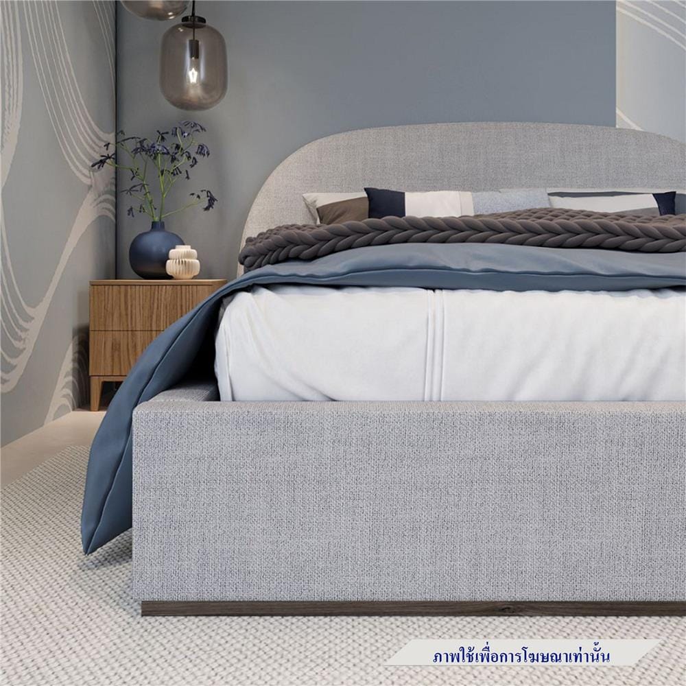 เตียง 5 ฟุต SB FURNITURE XAPIM 19244599 สีเทา
