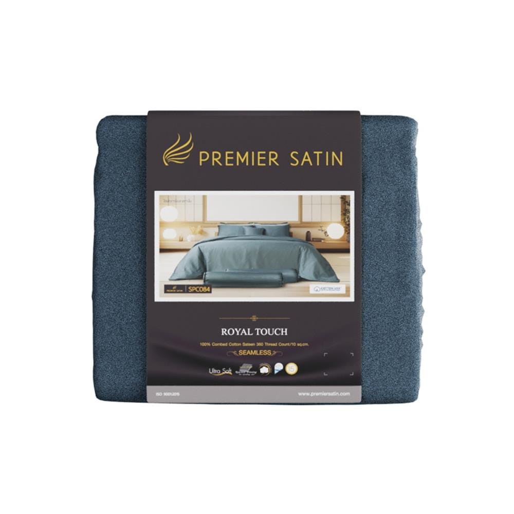 ชุดผ้าปูที่นอน 3.5 ฟุต (ชุด 2 ชิ้น) PREMIER SATIN ROYAL TOUCH SOLID SPC084