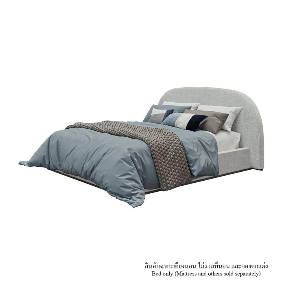 เตียง 6 ฟุต SB FURNITURE XAPIM 19244600 สีเทา